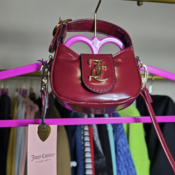 Juicy Couture-Overstated Juicy Mini Bag With Handles NWT - Picture 3 of 11